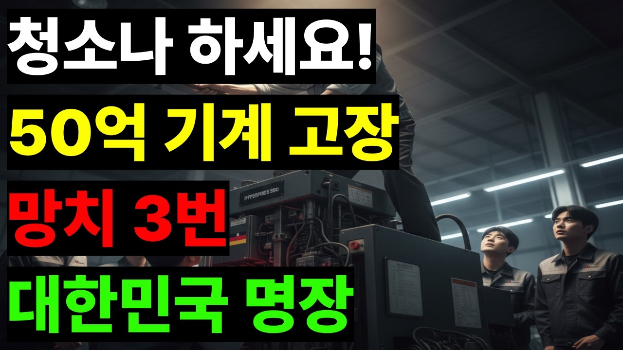 “노인네가 뭘 알아요?” 기계 멈춰 망할 뻔한 공장, 그가 망치 하나로 살려냈다.