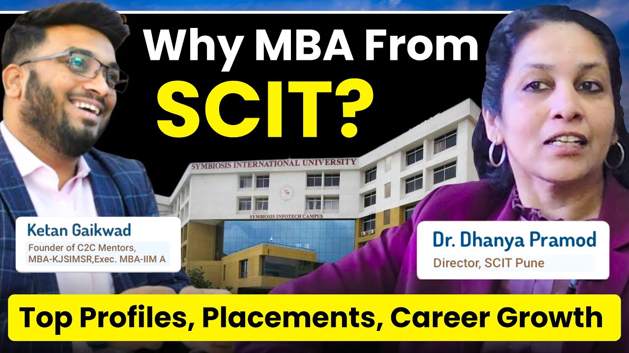 Why MBA from SCIT? Top Profiles, Placements, Career Growth explained by SCIT Director, Dhanya Mam