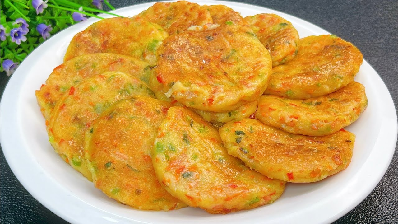 Этот способ приготовления лепешек из батата самый вкусный. Его не готовят на пару и не жарят. Он мяг