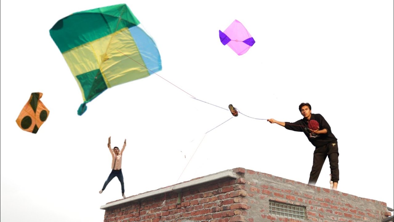 Cutting Kite Caught Vs Gudda Catch Trees | Patangbazz