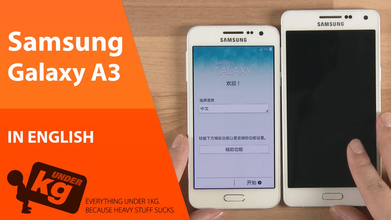 [EN] Samsung Galaxy A3 Unboxing [4K]