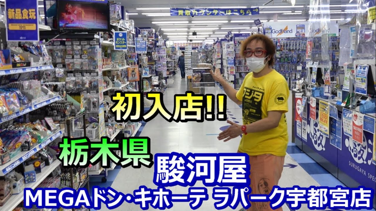 栃木県 駿河屋MEGAドンキホーテラパーク宇都宮店 レトロゲームショップを巡る! ファミコン探訪 年間1000万円ゲーム購入男【ゲーム芸人フジタ】【開封芸人】【福袋芸人】【ゲーム紹介】【ゲーム実況】