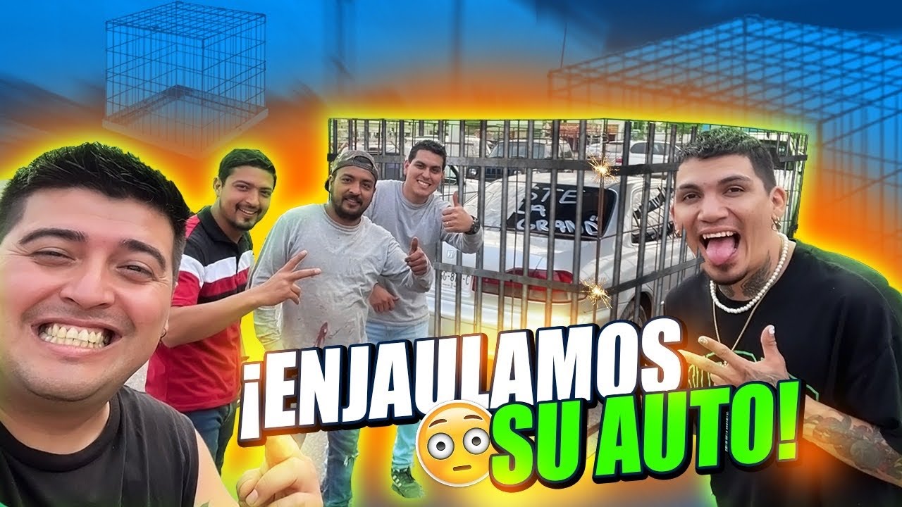 WE CAGED HIS CAR AND HE COULDN'T GET OUT 😱// working with cevichurros show