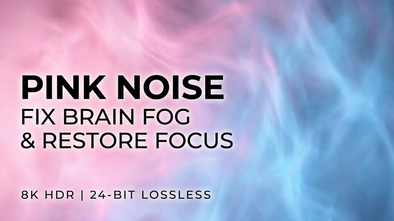BLUE™ WAVES | 8K HDR |  Pink Noise: Neurological Recovery (MSc Reference Series)