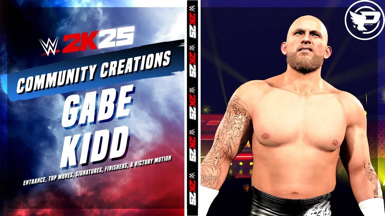 Gabe Kidd WWE 2K25 Entrance, Top Moves, Signatures, Finishers, & Victory Motion (PS5)