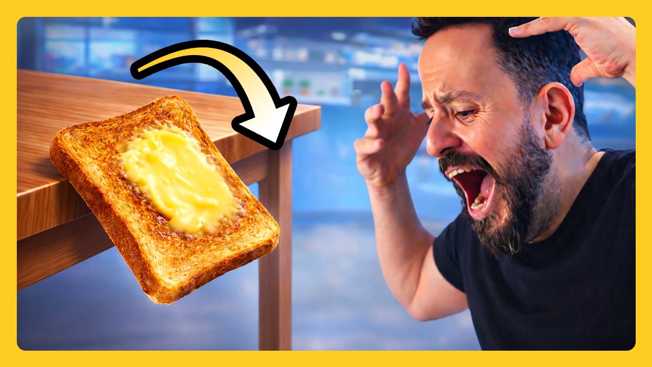 Por qué la TOSTADA siempre cae del lado de la manteca (y otras tragedias cotidianas) • #Datazo