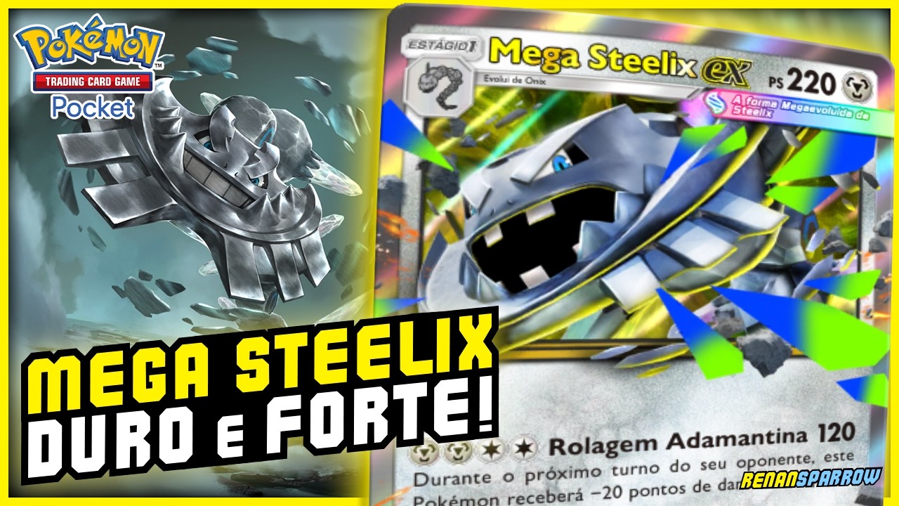 DECK MEGA STEELIX NÃO CAI NEM PRO MEGA CHARIZARD! 🦾 || Pokémon TCG Pocket #400