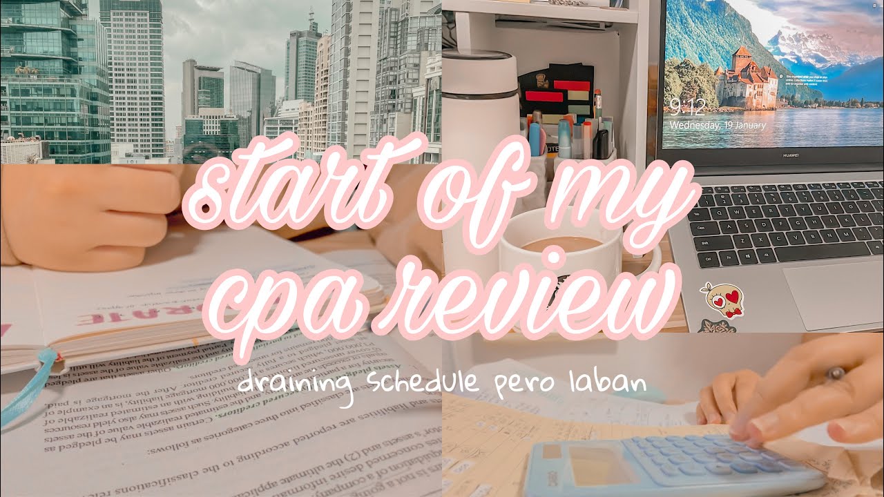 study vlog 03: 📖 start of my cpale review | study vlog ph | accountancy philippines