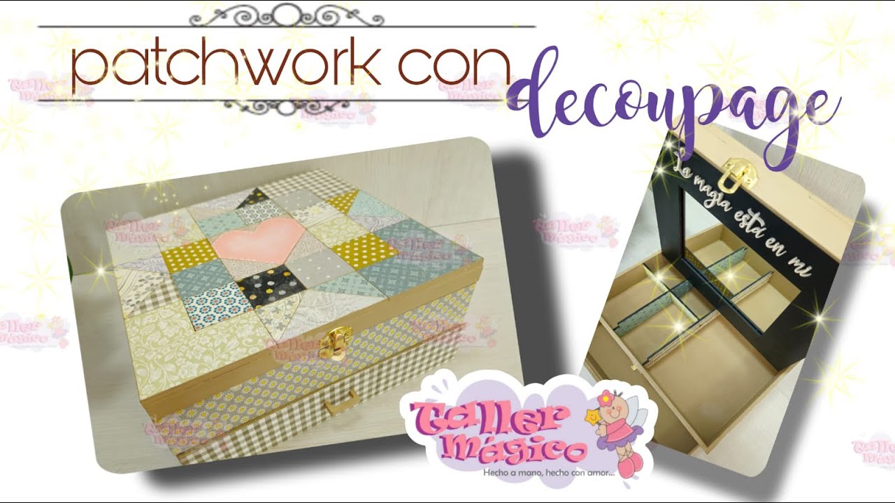 Patchwork con decoupage. Corte láser y más... @missadritallermagico4948