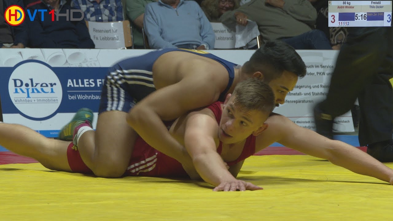 RINGEN | Regionalliga BaW&uuml; | 80kg LL: WINKLER (Schorndorf) vs. DICKER (Reilingen-Hockenheim)
