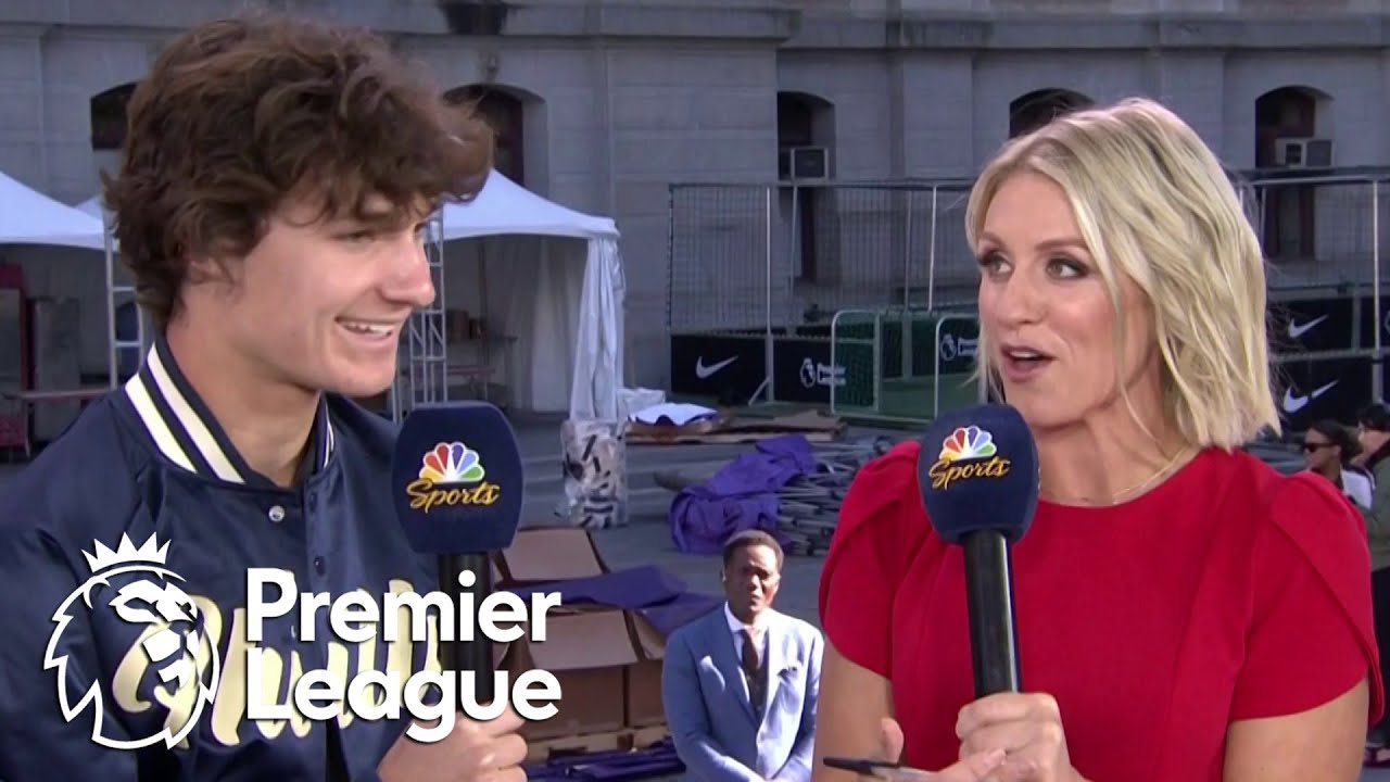 Paxten Aaronson discusses brother Brenden's impact for Leeds United | Premier League | NBC Sports