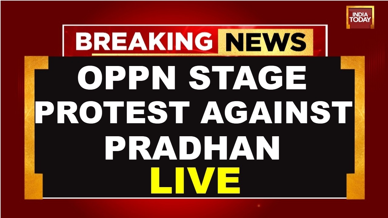 Opposition Party Protest LIVE: Dismiss Pardhan Protest Against Dharmendra Pradhan | CJP Protest Live