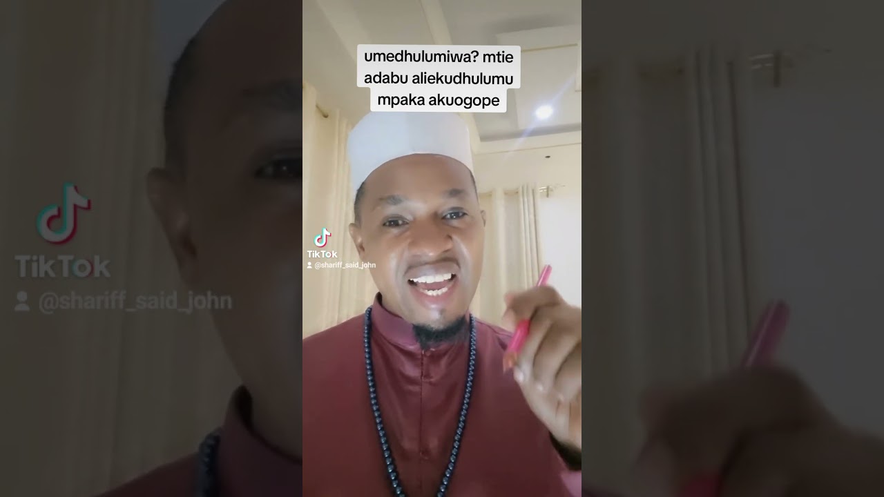 umedhulumiwa? fanya hivi...#shariff_said_john ...watsap +255 625 60 21 41