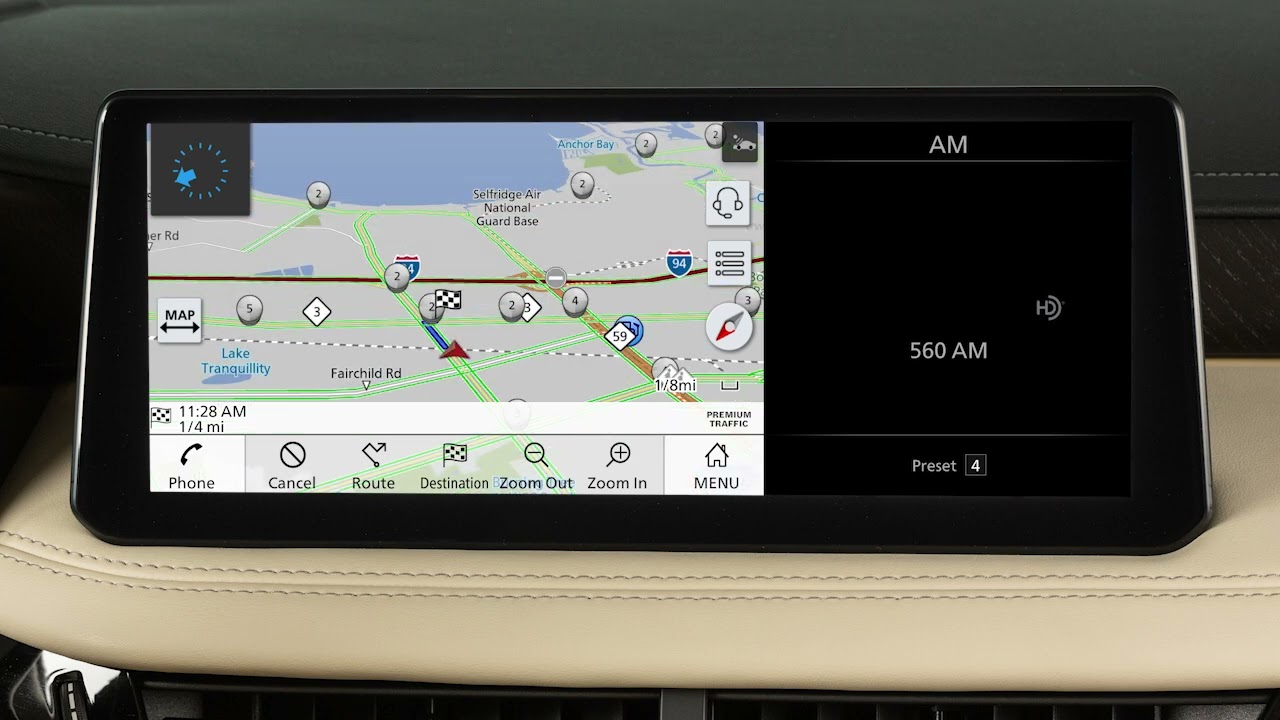 2025 INFINITI QX60 - Map/Voice Button (if so equipped)