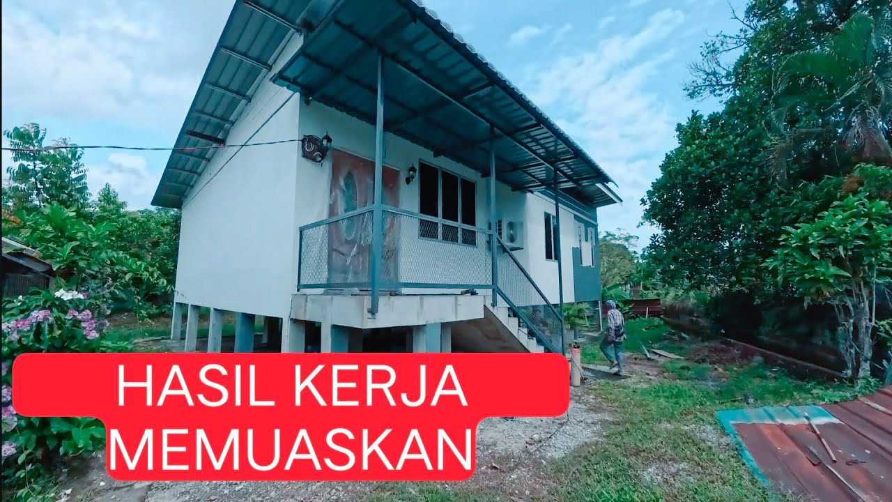 Buat Kerja Besi & Atap Di Rumah Pelangan, Kuching Sarawak