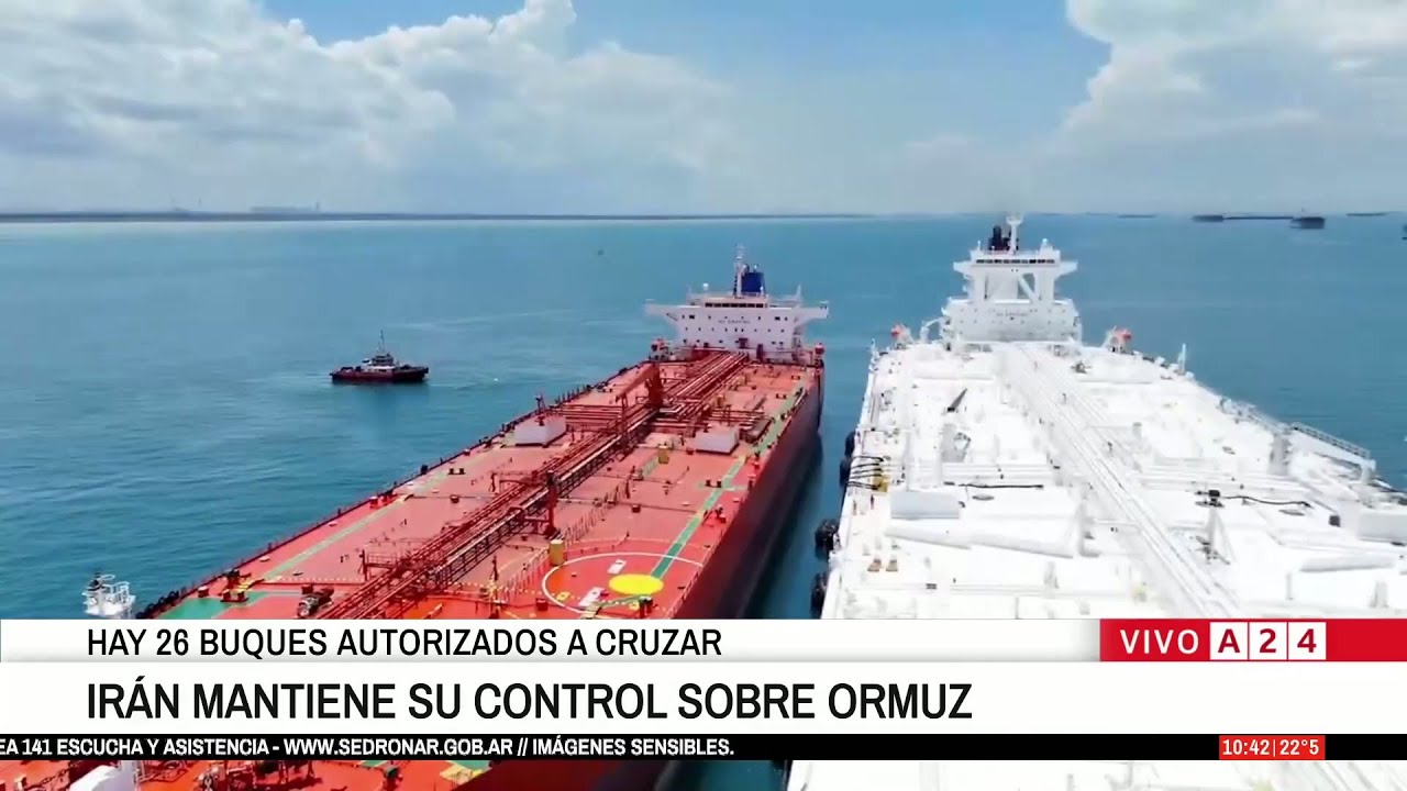 🔴 CONFLICTO EN MEDIO ORIENTE: IR&Aacute;N MANTIENE SU CONTROL SOBRE EL ESTRECHO DE ORMUZ