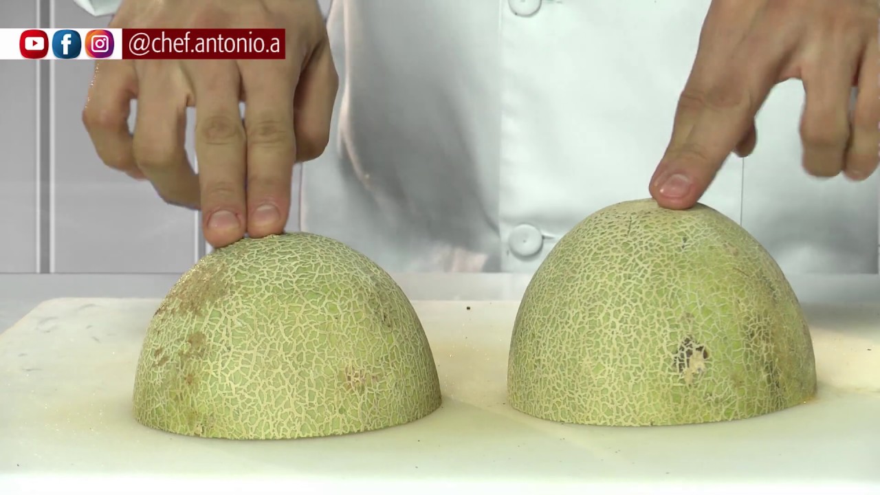 COMO CORTAR UN MELÓN