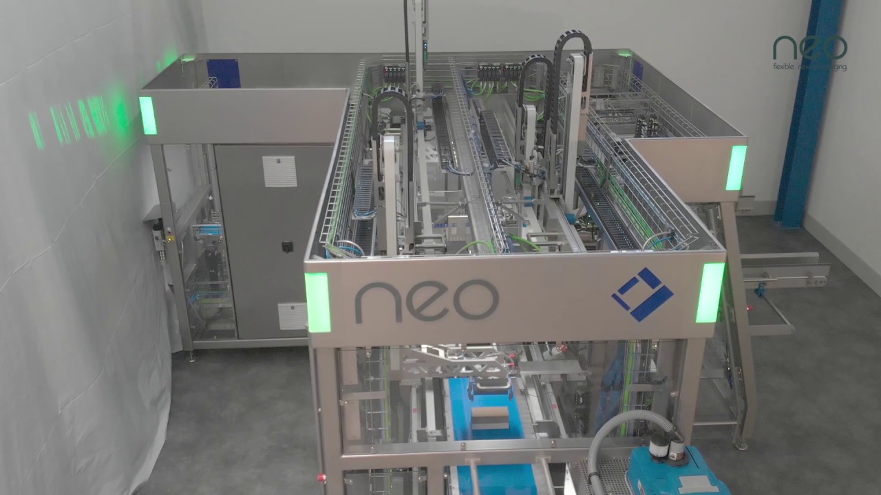 Meypack NEO series - New packaging machine for Wrap-Around, Tray and Tray with Lid.