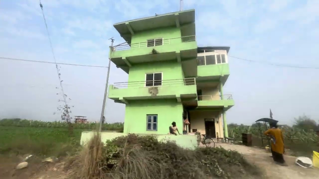 Old village  going to Rajpeda (Tharu gau) exploring Chandrapur na pa Rautahat Nepal 