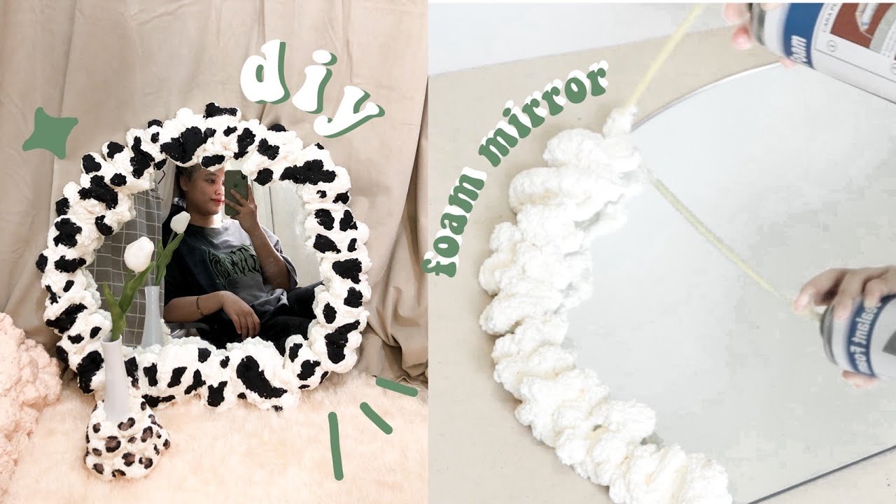 DIY AESTHETIC FOAM MIRROR | Yoselyn Eunike