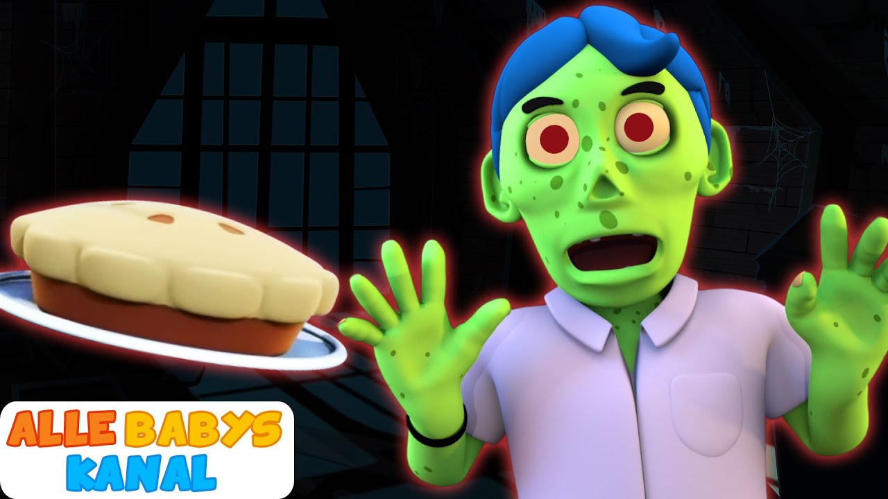 🧟&zwj;♂️Papa Zombie sagt: Wo ist mein Kuchen? 🥧| Halloween-Lieder f&uuml;r Kinder | ABC Deutsch