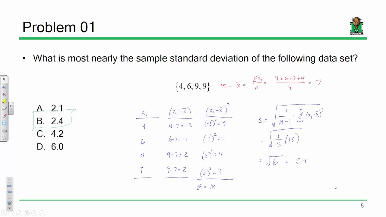 FE Exam Review:  Probability & Statistics (2019.11.13)