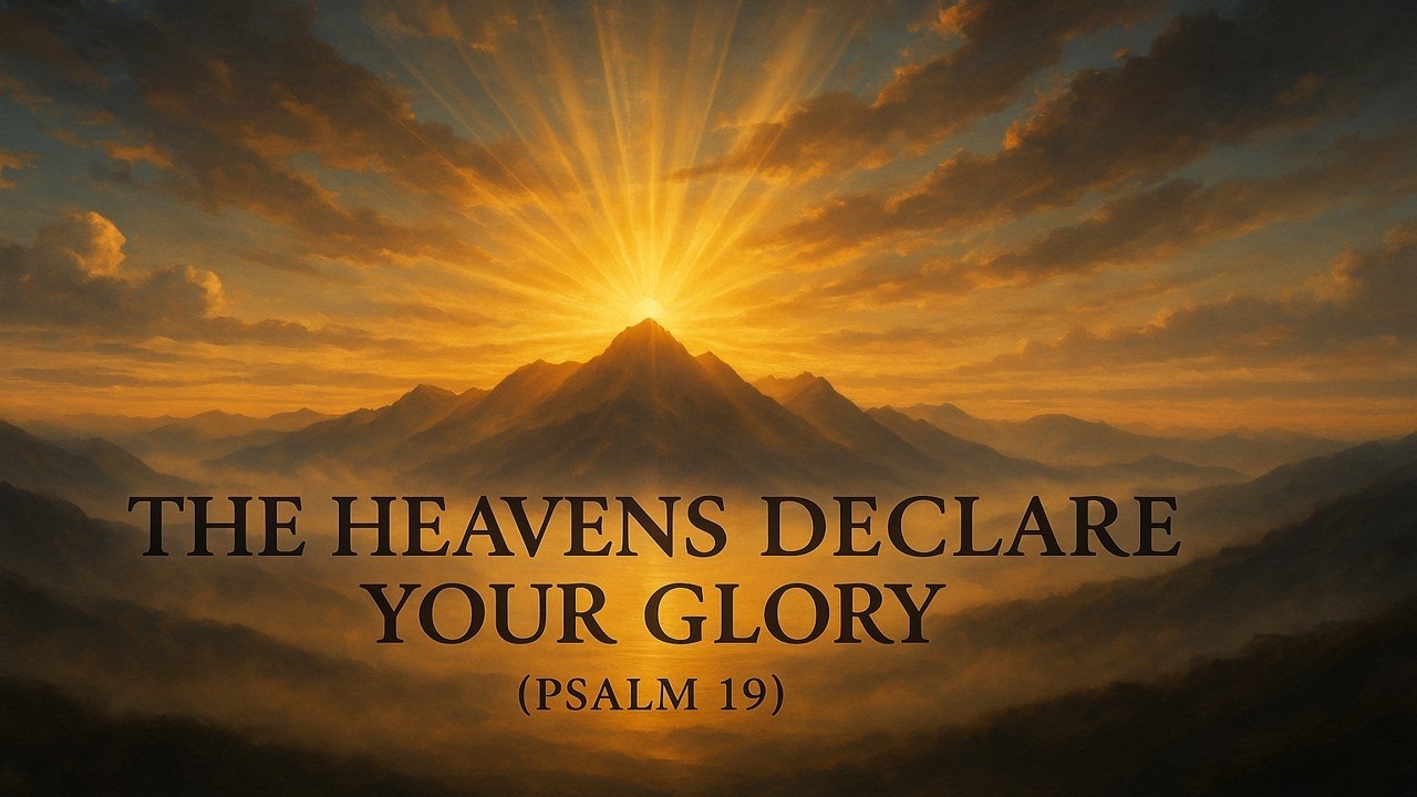 The Heavens Declare Your Glory (Inspired by Psalm 19) [Official Lyric Video]