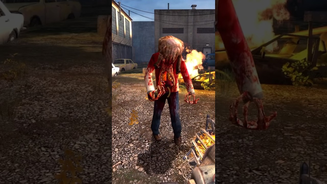 Listen to the Half-Life Zombies in Reverse #shorts