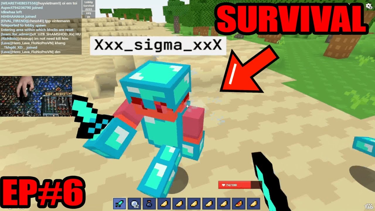 Bloxd.io (Survival) episode 6 ( I LOST MY BASE 😔)