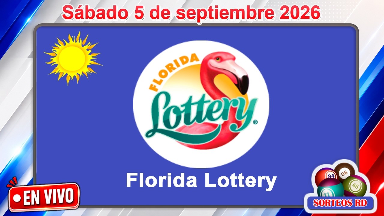 🔴 EN VIVO: Florida Lottery Tarde 1:30 PM | Resultados Hoy S&aacute;bado 5 de septiembre 2026