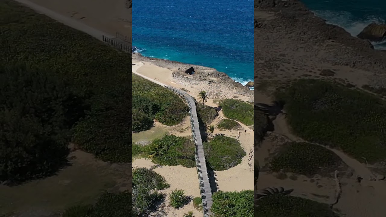 Playa Jobos y el poza de Jacinto todo en un mismo lugar.Isabela, Puerto Rico #puertorico #boricua