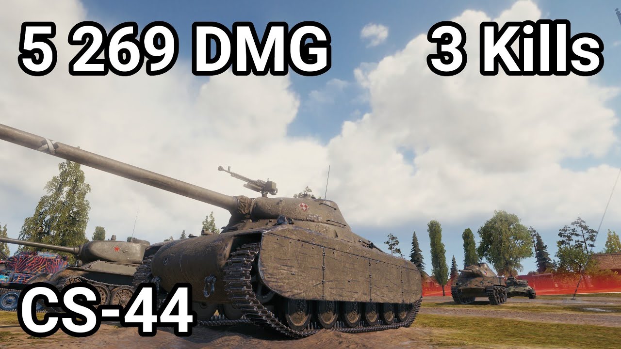 CS-44: 5.2K DAMAGE - UNSTOPPABLE POLISH MEDIUM POWER? | World of Tanks 2.1