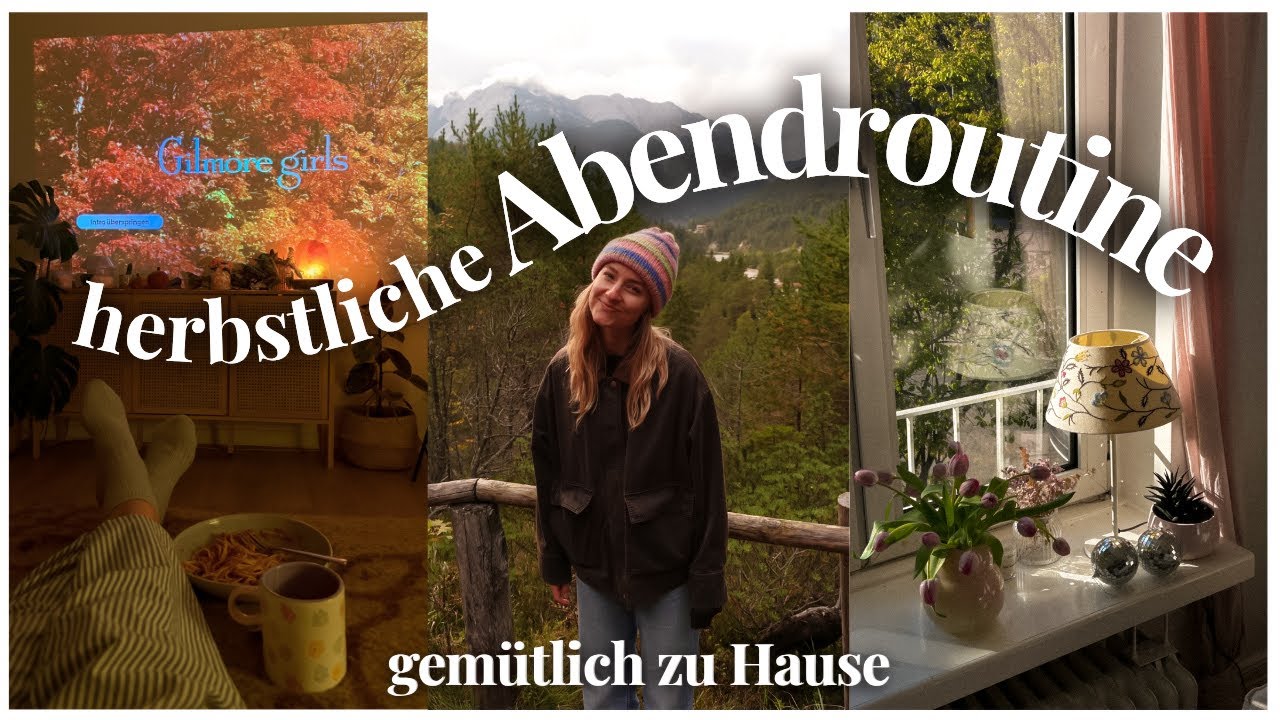 HERBST ABENDROUTINE - gemütliche Abende allein zu Hause mit Gilmore Girls, Stricken & Kochen