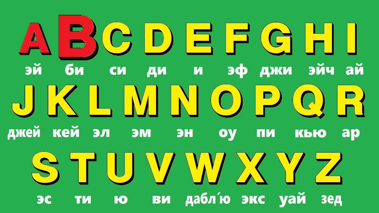 🟢 Английский алфавит за 3 минуты легко. Учи английский для начинающих