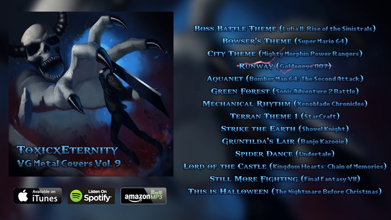 Video Game Metal Covers Vol. 9 FULL ALBUM STREAM || ToxicxEternity