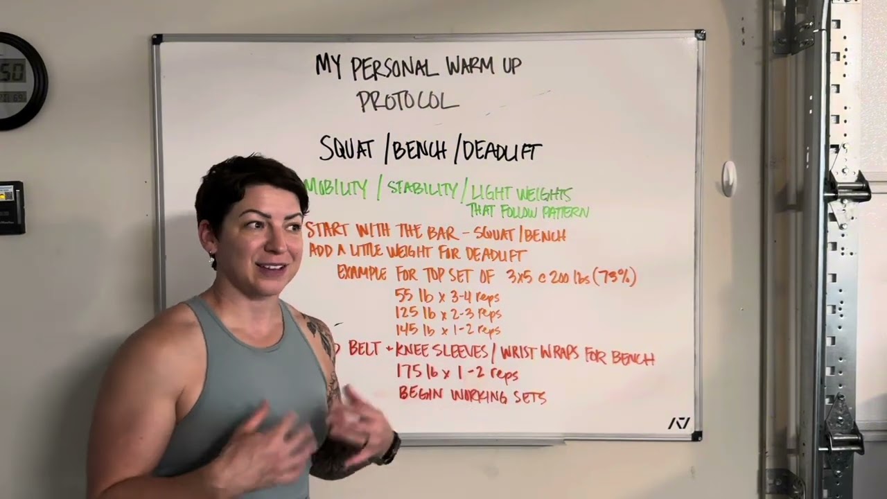How to warmup for lifting weights
