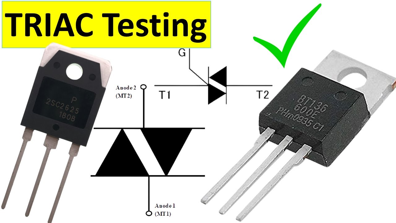 How to Test a TRIAC with a Multimeter in 2 Minutes