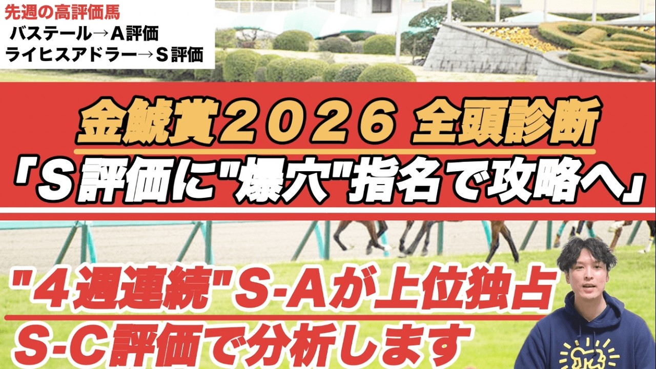 【金鯱賞2026全頭診断】クイーンズウォークでもドゥラドーレスでもなく……S評価に「爆穴」指名で攻略を目指す