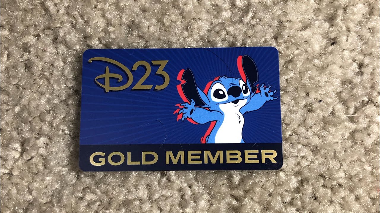 D23 gold membership stuff 