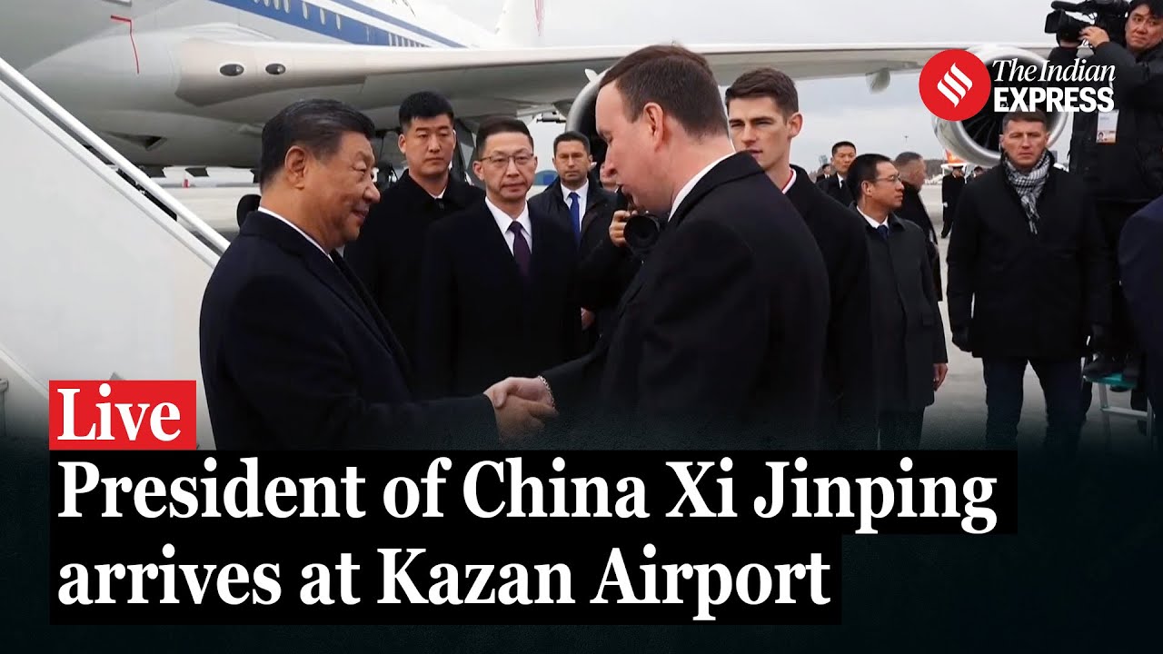 President of China Xi Jinping arrives at Kazan Airport | BRICS Summit 2024