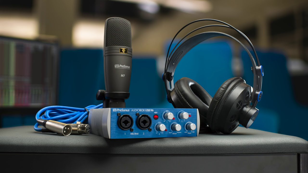 The AudioBox 96 Studio Bundle from PreSonus