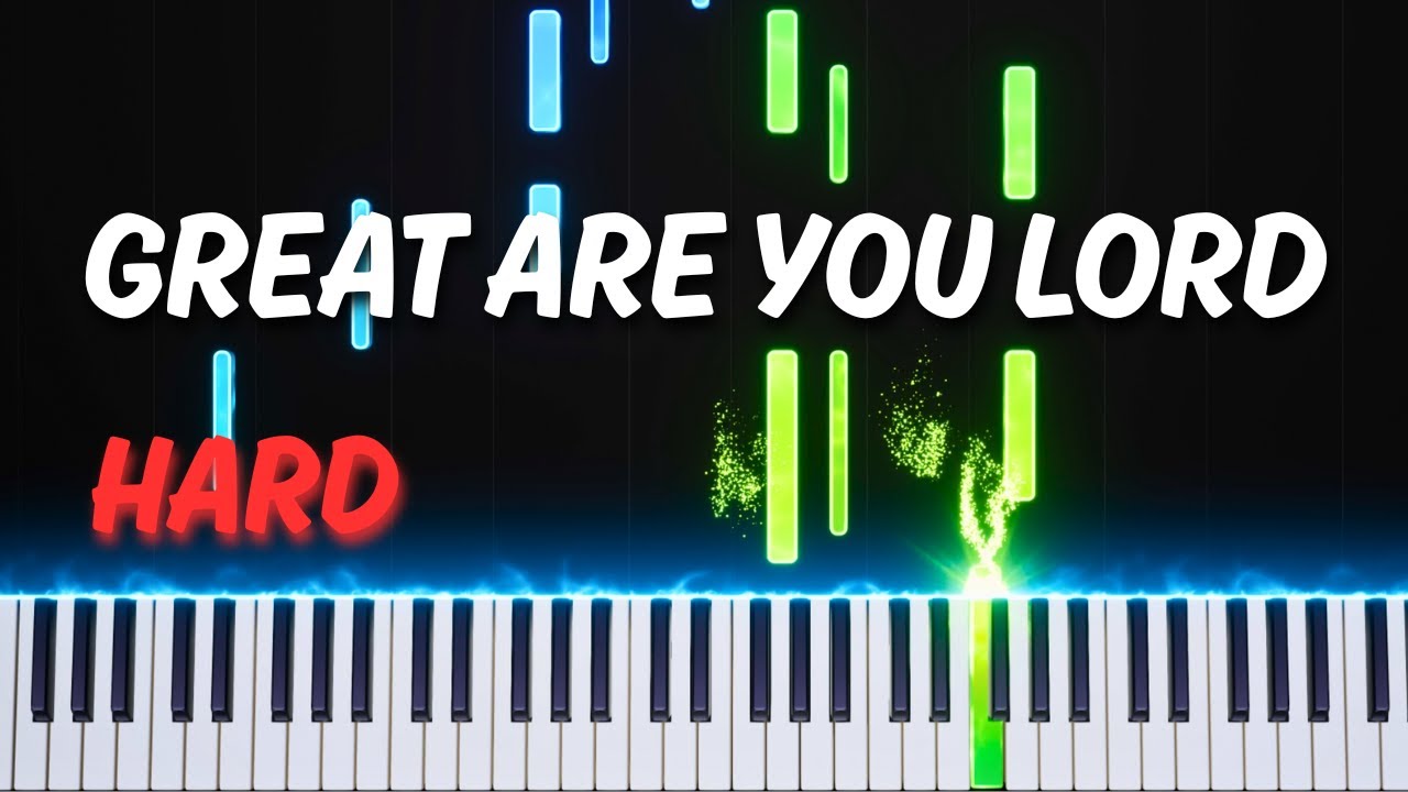 Casting Crowns - Great Are You Lord | HARD PIANO TUTORIAL by Synthly