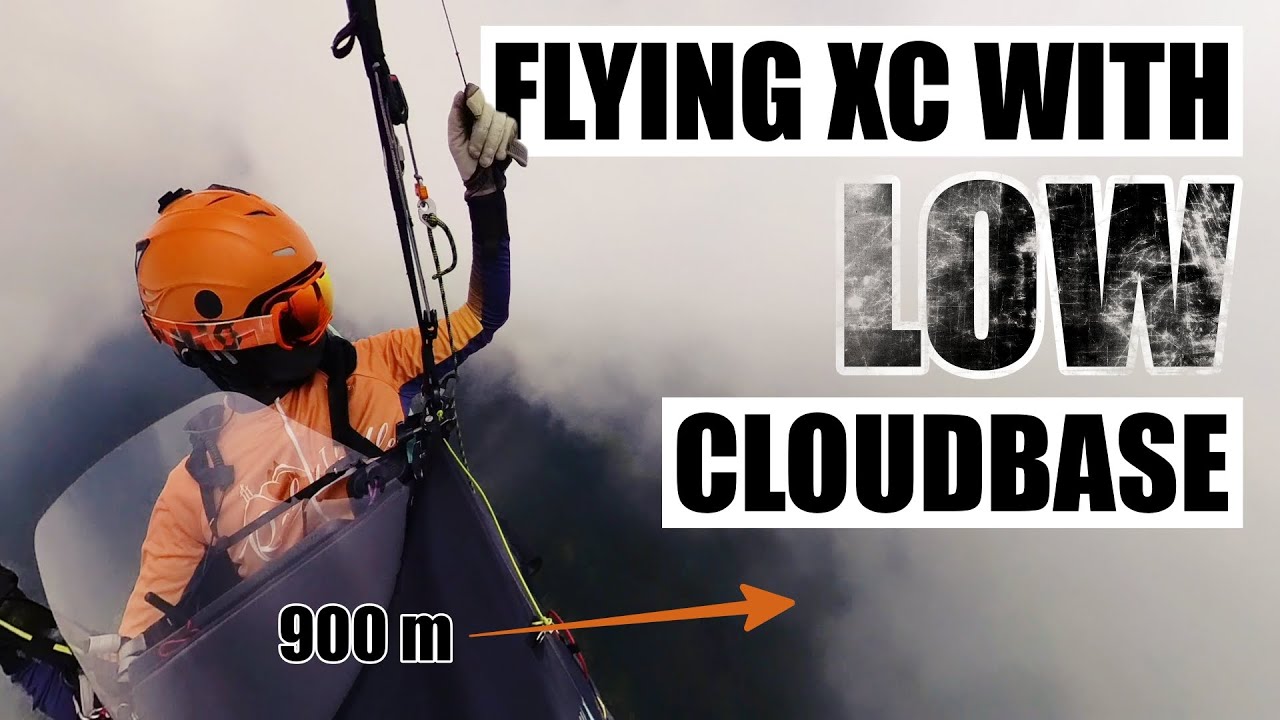 Flying XC with low cloudbase in Bassano