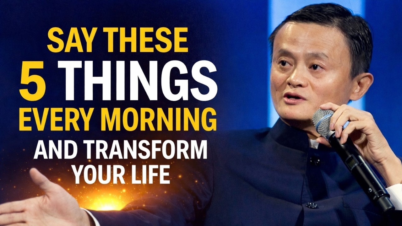 Say These 5 Things Every Morning and Transform Your Life | Jack Ma | Smart Money Mindset