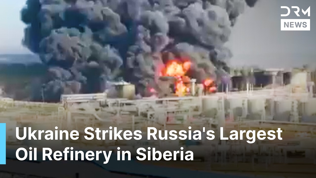 BREAKING NEWS: Ukraine Strikes Russia's Largest Oil Refinery in Long-Range Drone Attack | AH1N