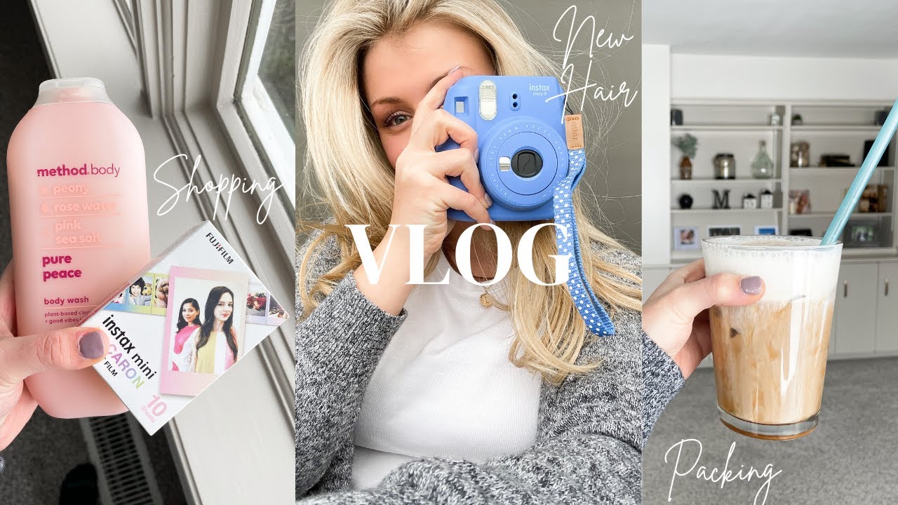 VLOG I Shopping I Packing I New Hair