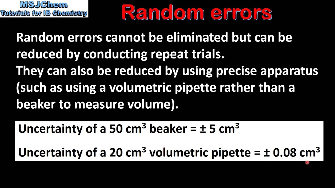 11.1 Случайные и систематические ошибки (СО)