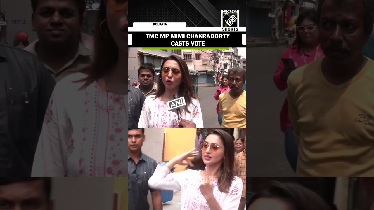 Actor-turned-politician, TMC MP Mimi Chakraborty casts vote in Kolkata | Lok Sabha Elections Phase 7