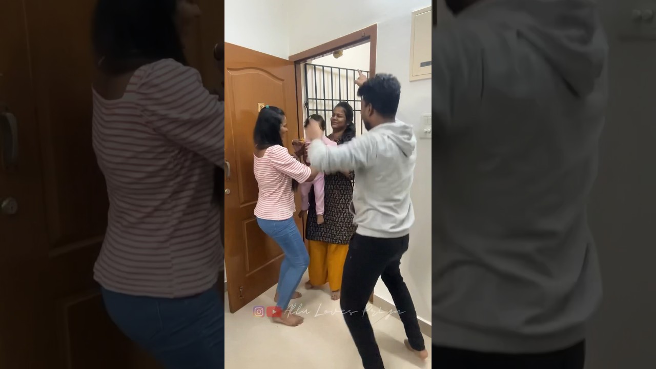 When Chithi Arrives 😂 #shorts #allulovespriya