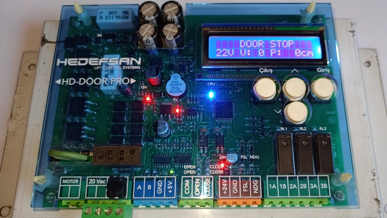 HEDEFSAN HD DOOR PRO REPAIRING  IN FULL PROGRAMMING LIFT CONTROL SYSTEM REPAIR... ||
